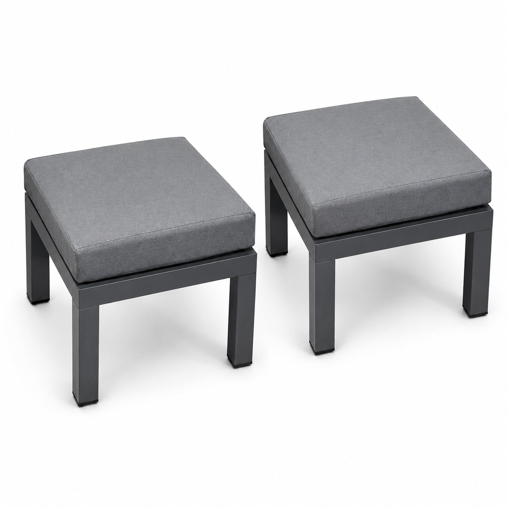 Como Dark Grey Stools