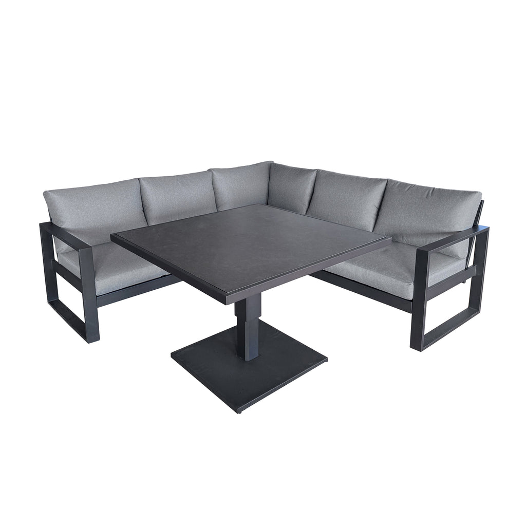Como Corner Set - Dark Grey
