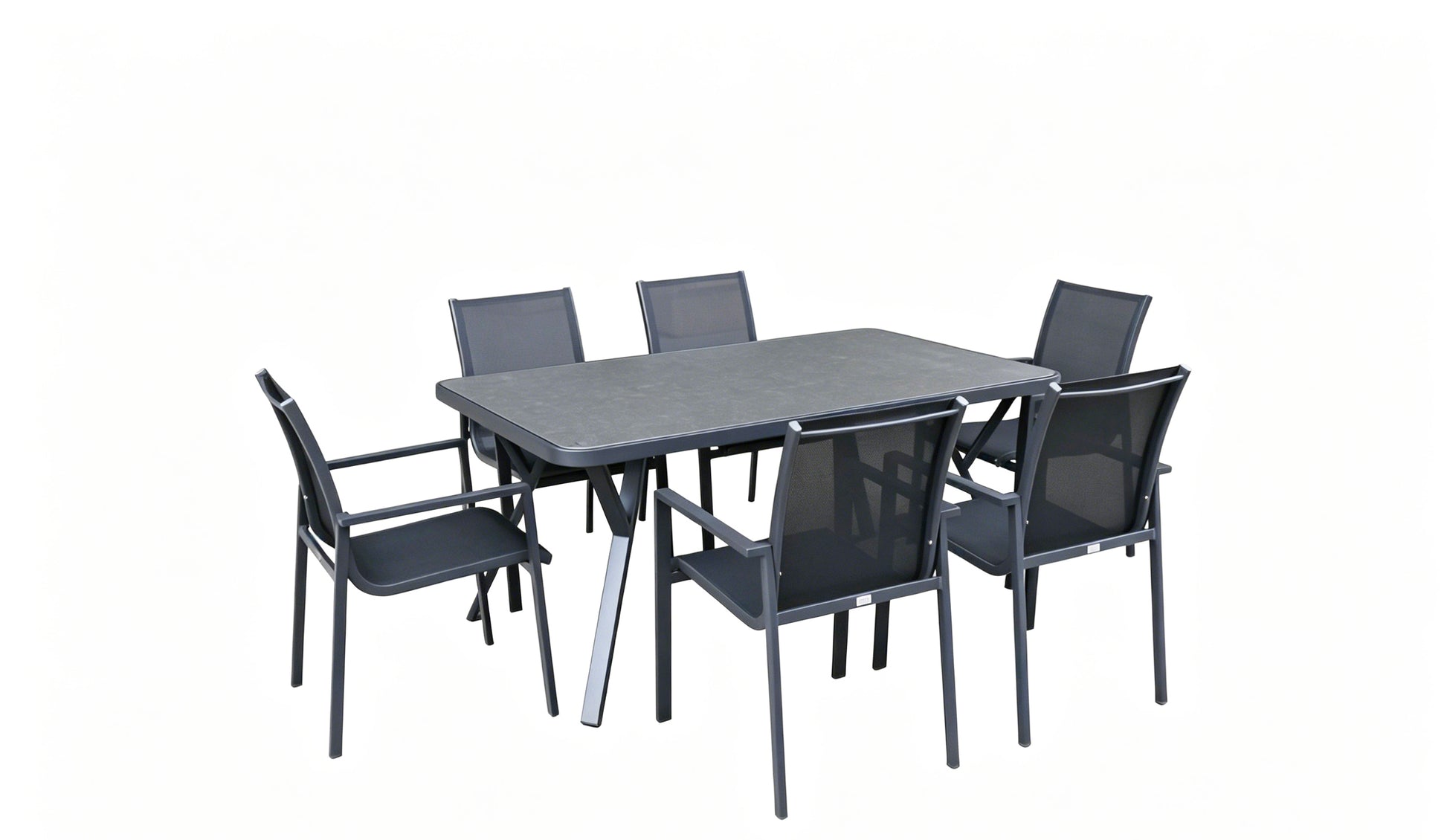Garda Dark Grey Dining Set
