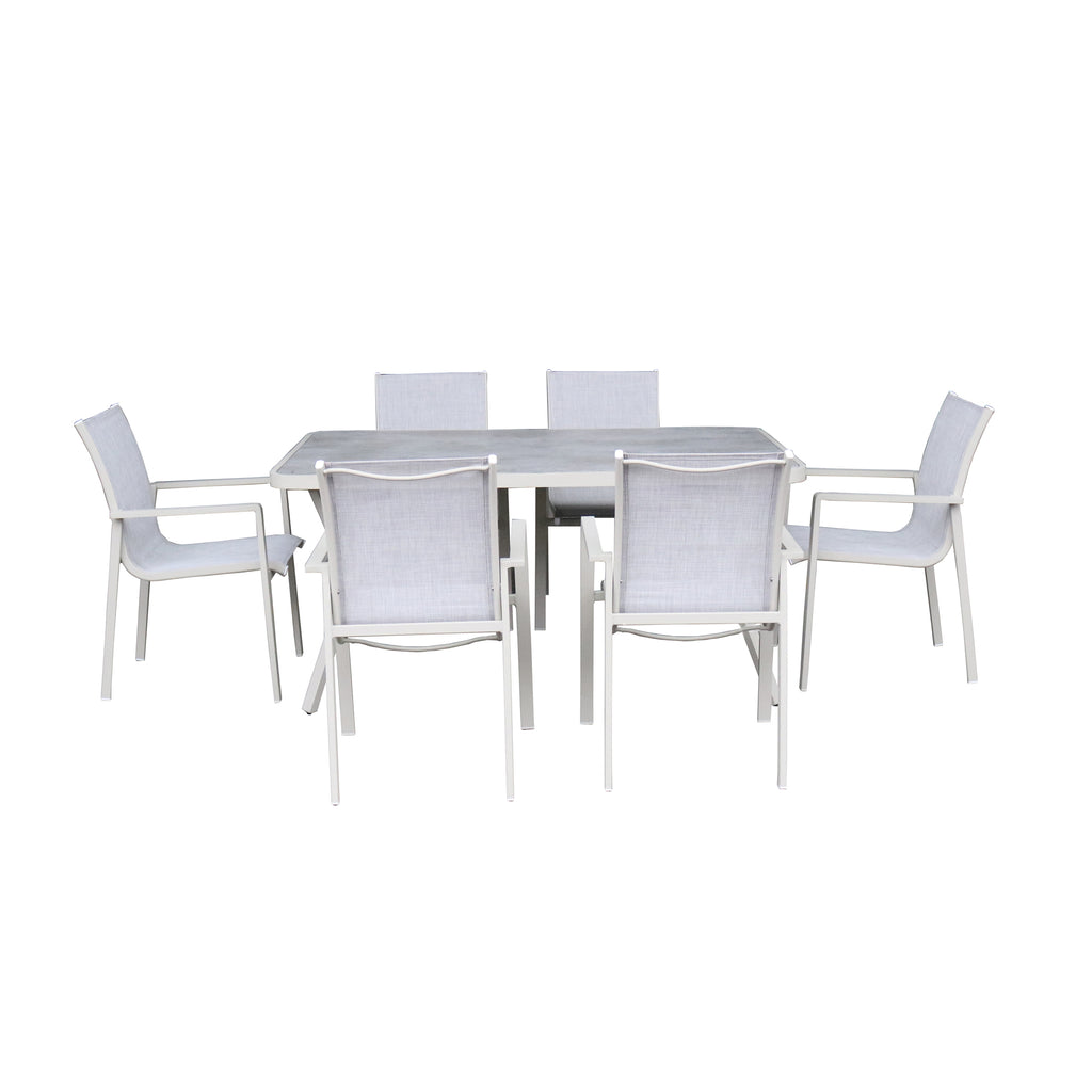 Garda Dining Set - Stone