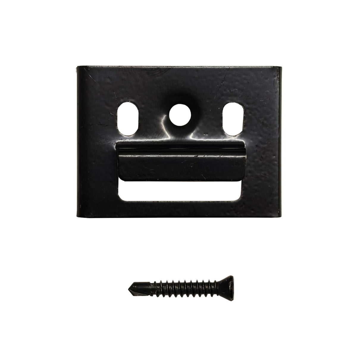 Black Hidden Metal Clip for Slatwall Cladding