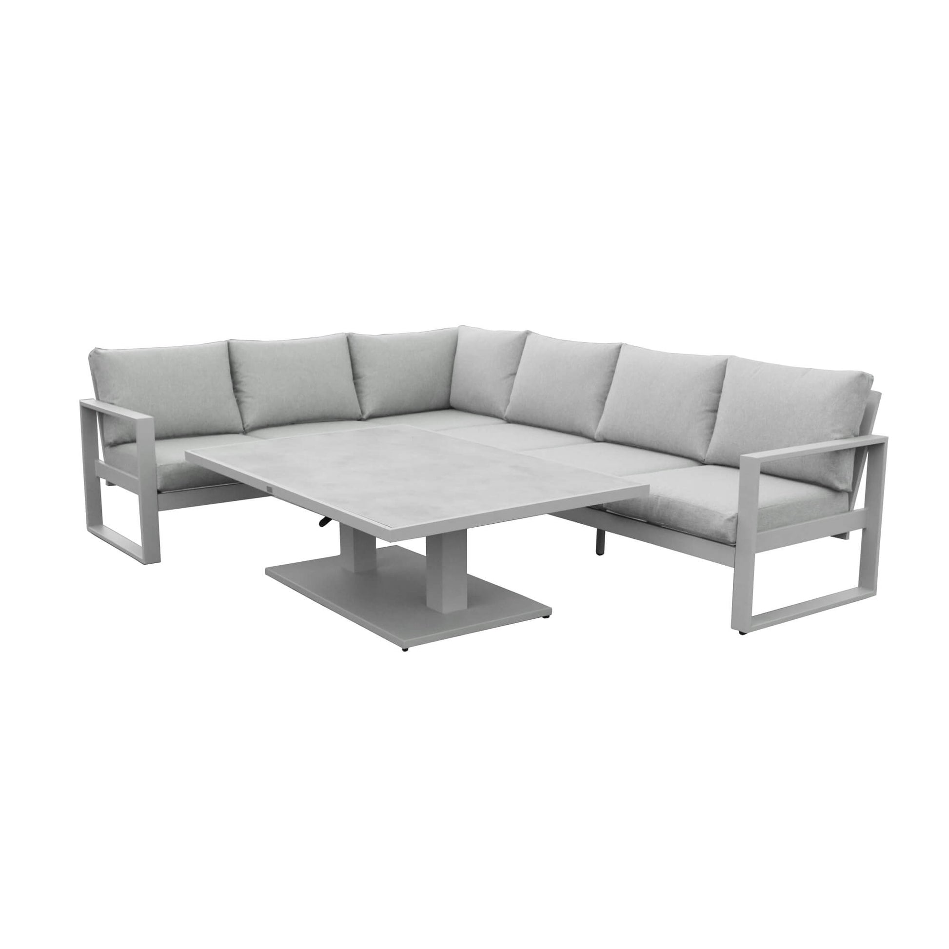 Como L-Shaped outdoor furniture corner set on a white background.